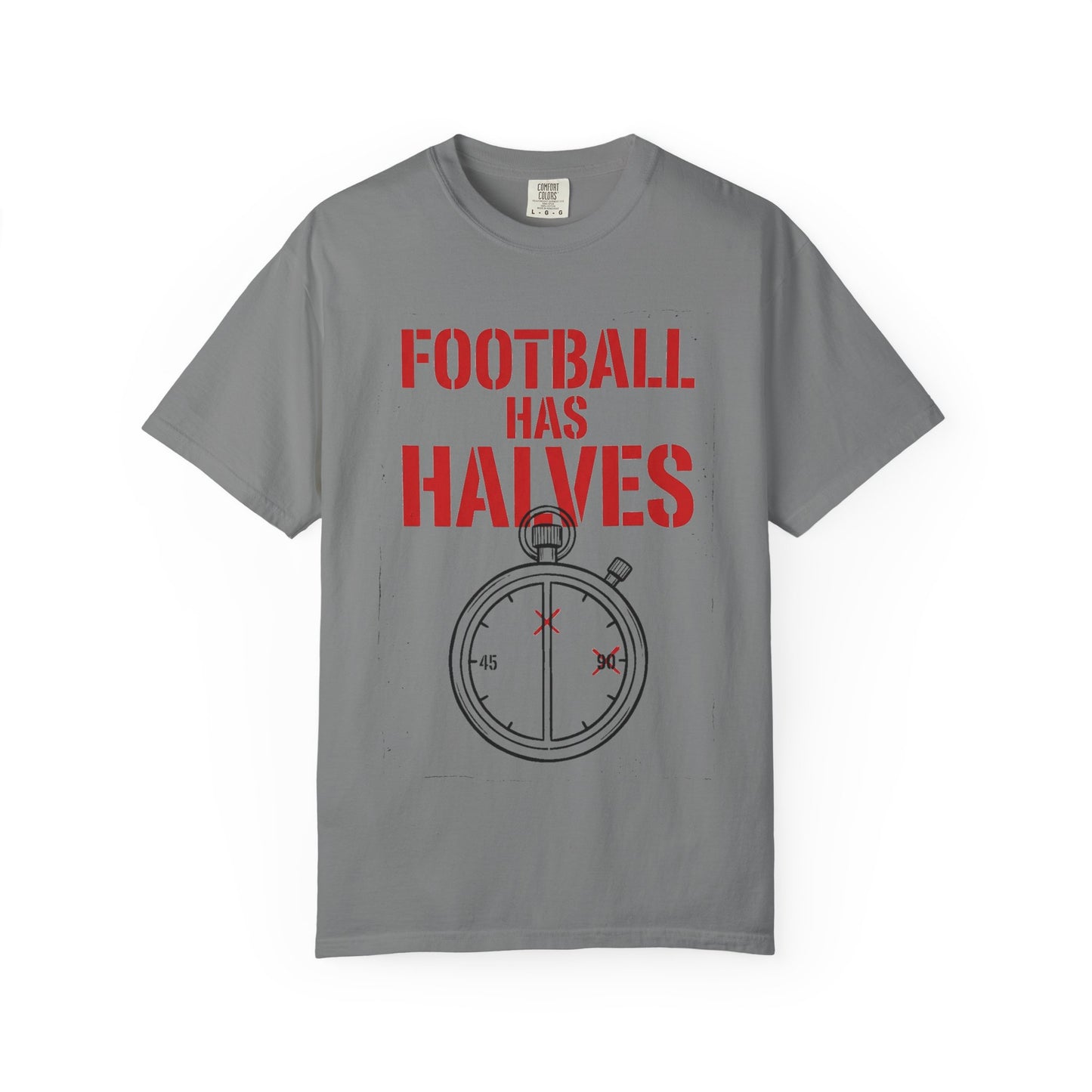 Football Has Halves Heavyweight Tee