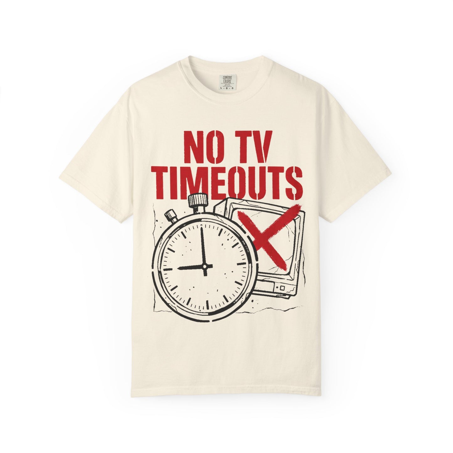 No TV Timeouts Heavyweight Tee