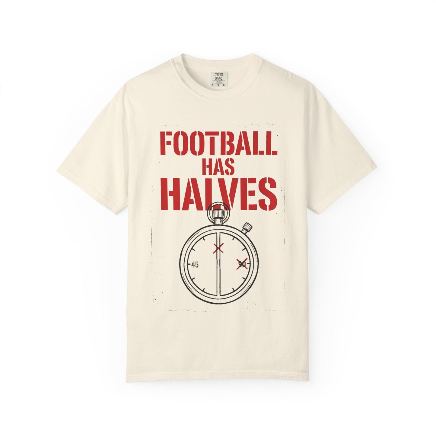 Football Has Halves Heavyweight Tee
