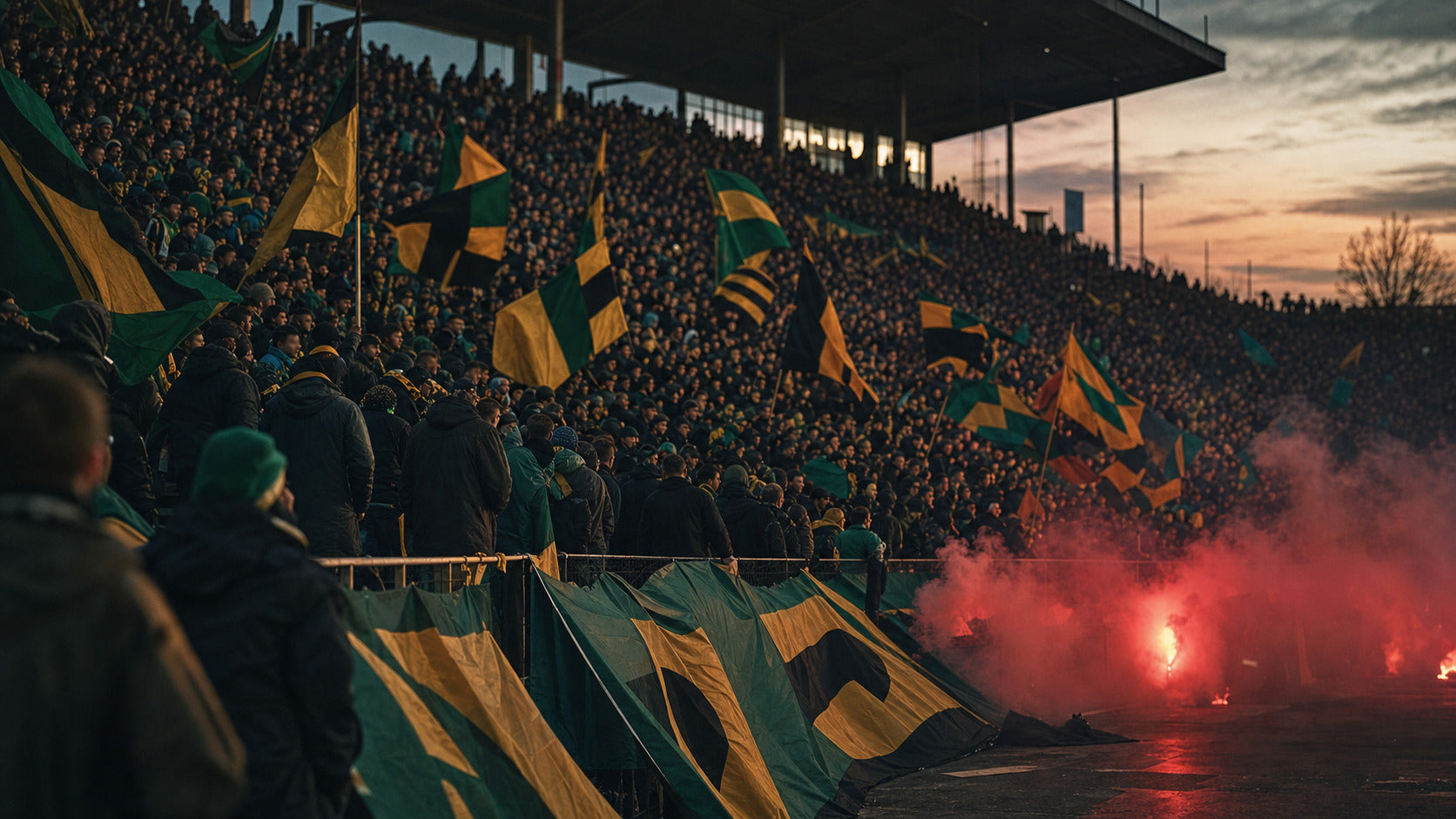 hero stadium dusk