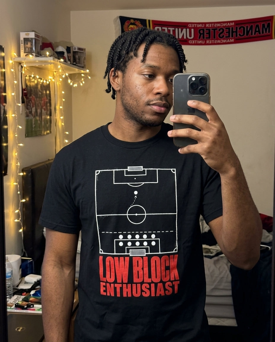 low block enthusiast football culture t-shirt lifestyle photo (men)