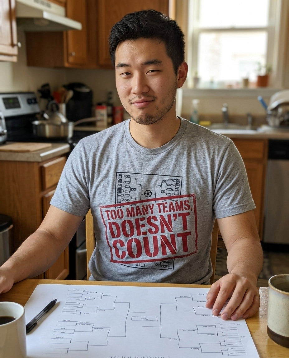 too many teams doesnt count football culture t-shirt lifestyle photo (men)