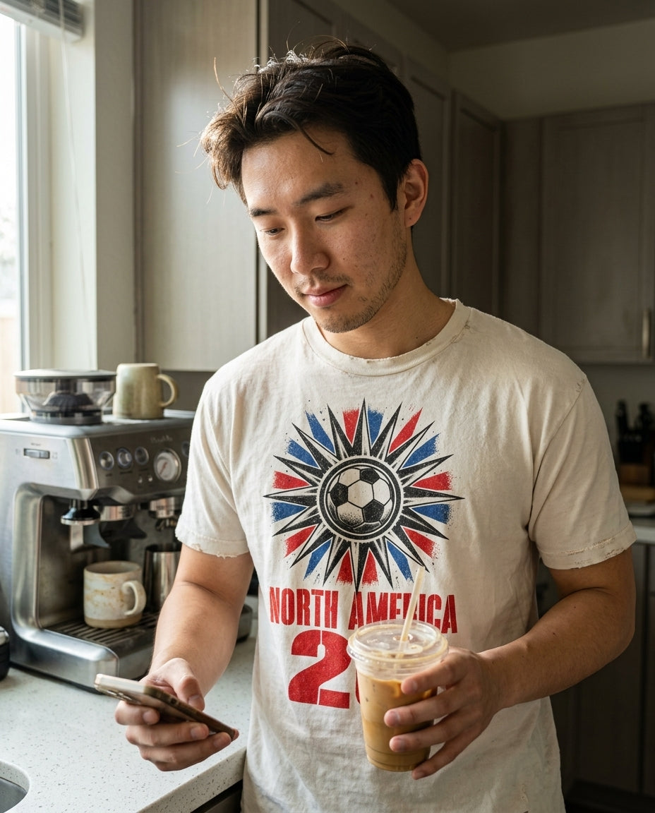 us 26 vintage football culture t-shirt lifestyle photo (men)