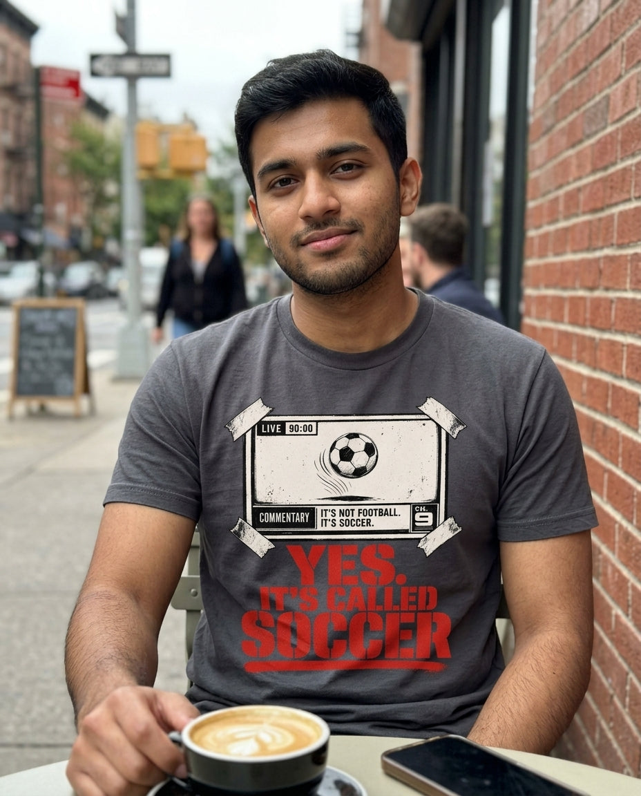 yes its called soccer football culture t-shirt lifestyle photo (men)