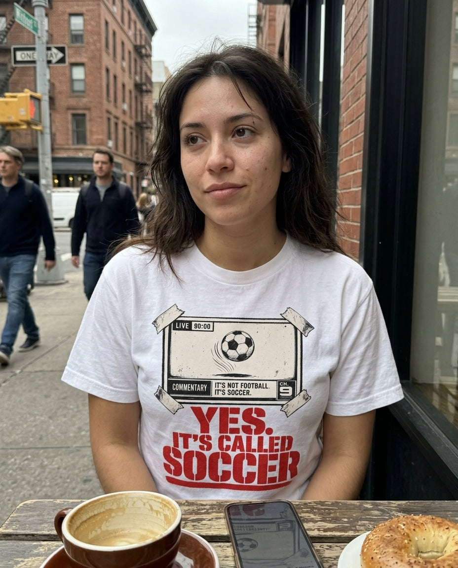 yes its called soccer football culture t-shirt lifestyle photo