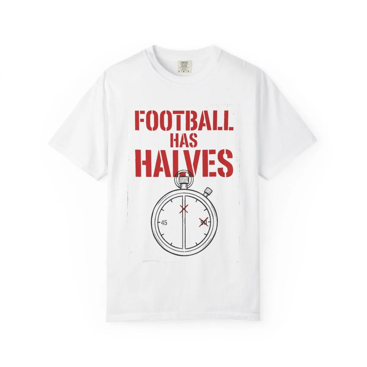 Football Has Halves Heavyweight Tee